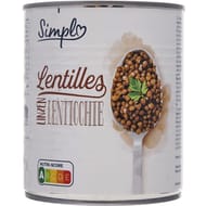Simpl lentilles 530g