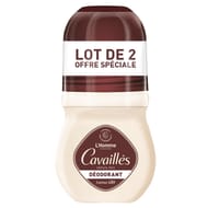 Rogé cavaillès déodorant fraicheur 48h roll-on homme 2x50ml