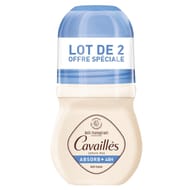 Rogé cavaillès anti-transpirant absorb+ 48h anti-traces roll on 2x50ml