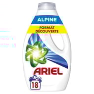 Ariel lessive liquide alpine 18 lavages 0.81 l