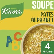 Knorr soupe pates alphabet 82g
