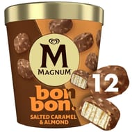 Magnum bonbon caramel salé & amande x12 168g