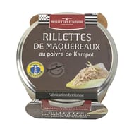 Les mouettes d'arvor rillettes de maquereaux au poivre de Kampot 125g