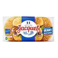 Jacquet 4 burger géant nature 330g
