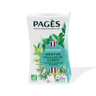 Pages infusion bio auvergne rhone Alpes france x20-30g