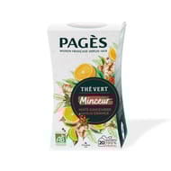 Pages thé vert bio minceur maté gingembre saveur orange x20s 36g