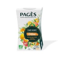 Pages thé vert bio détox reine des prés saveur agrumes x20s 30g