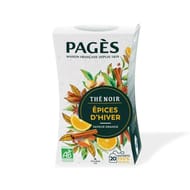 Pages thé noir bio hiver épicé x20s - 36g