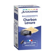 Juvamine charbon + levure gaz intestinaux 45 gélules 15g