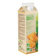 Carrefour bio jus d'orange sans sucres ajoutés 100% 2l