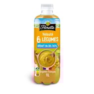 Florette velouté 6 légumes sel réduit 30% 1l