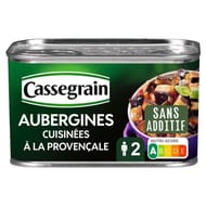 Cassegrain aubergines cuisinées à la provençale 375g