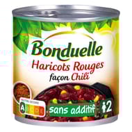Bonduelle haricots rouges cuisinés façon chili 1/2 400g