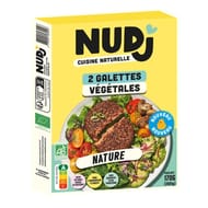 Nudj galettes végétales bio originales x2 170g