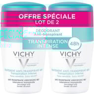 Vichy traitement anti transpirant bille 48h lot de 2 x 50ml