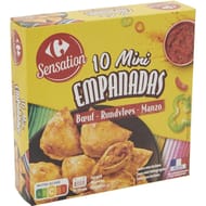 Carrefour sensation 10 mini empanadas boeuf 300g