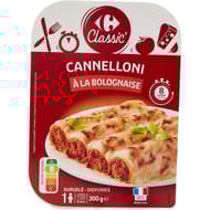 Carrefour Classic' cannelloni à la bolognaise 300g
