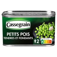 Cassegrain petits pois sélection tendres fondants 280g