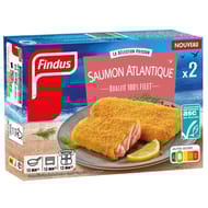 Findus 2 filets panés saumon Atlantique asc 180g