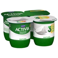 Activia lait fermenté nature au bifidus 4x125 g