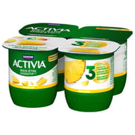 Activia bifidus fruit ananas 4x125g