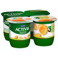 Activia bifidus fruits abricot 4x125g