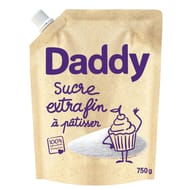 Daddy sucre extra fin à patisser kraft 750g