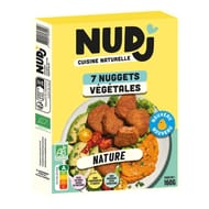 Nudj nuggets végétales bio originales x7 160g