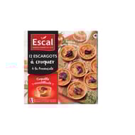 Escal 12 escargots en coquilles croustillantes à la provençale 115g
