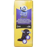 Carrefour soft protège-slip & tanga 2 en 1 black x28