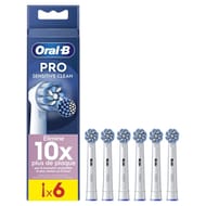 Oral-b pro sensitive clean brossettes pour brosse à dents x6