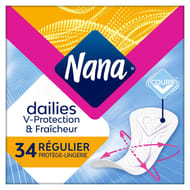 Nana protège-slips lingerie normal plat bio x34