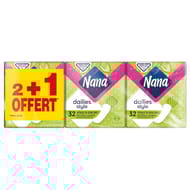 Nana proteges lingerie voile si discret lot 2+1offert (3x32)