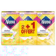 Nana proteges lingerie normal plat lot 2+1offert (3x34)