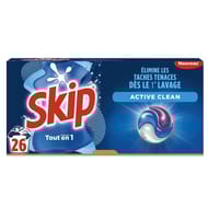 Skip lessive capsules 3en1 active clean x26 - 0.5486kg