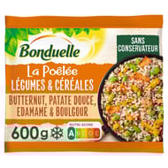 Bonduelle la poêlée légumes et céréales patate douce butternut 600g