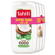 Tahiti gel douche coco nourrissant 4x250ml offre choc