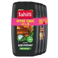 Tahiti gel douche bois tropical 4x250ml offre choc