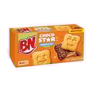 BN chocostar chocolat au lait 6x2 195g