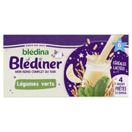 Blediner lait 4x250ml legumes vert des 6 mois