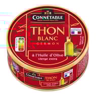 Connétable 1/5 thon blanc germon à l'huile d'olive vierge extra 160g