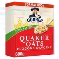 Quaker céréales flocons d'avoine maxi format 800g