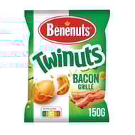 Bénénuts twinuts cacahuètes enrobées saveur bacon 150g