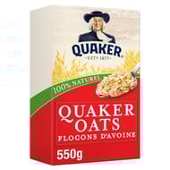 Quaker céréales flocons d'avoine 550g