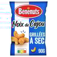 Bénénuts  noix de cajou grillées à sec 90g