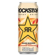 Rockstar boisson énergisante orange sanguine 50cl