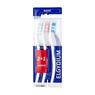 Elgydium brosse à dent basic souple x3