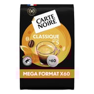 Carte Noire café dosettes classique n°5 x60 420g