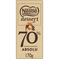 Nestlé Dessert tablette de chocolat noir absolu 170g