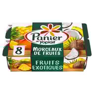 Panier de Yoplait standard fruits exotiques 8x125g